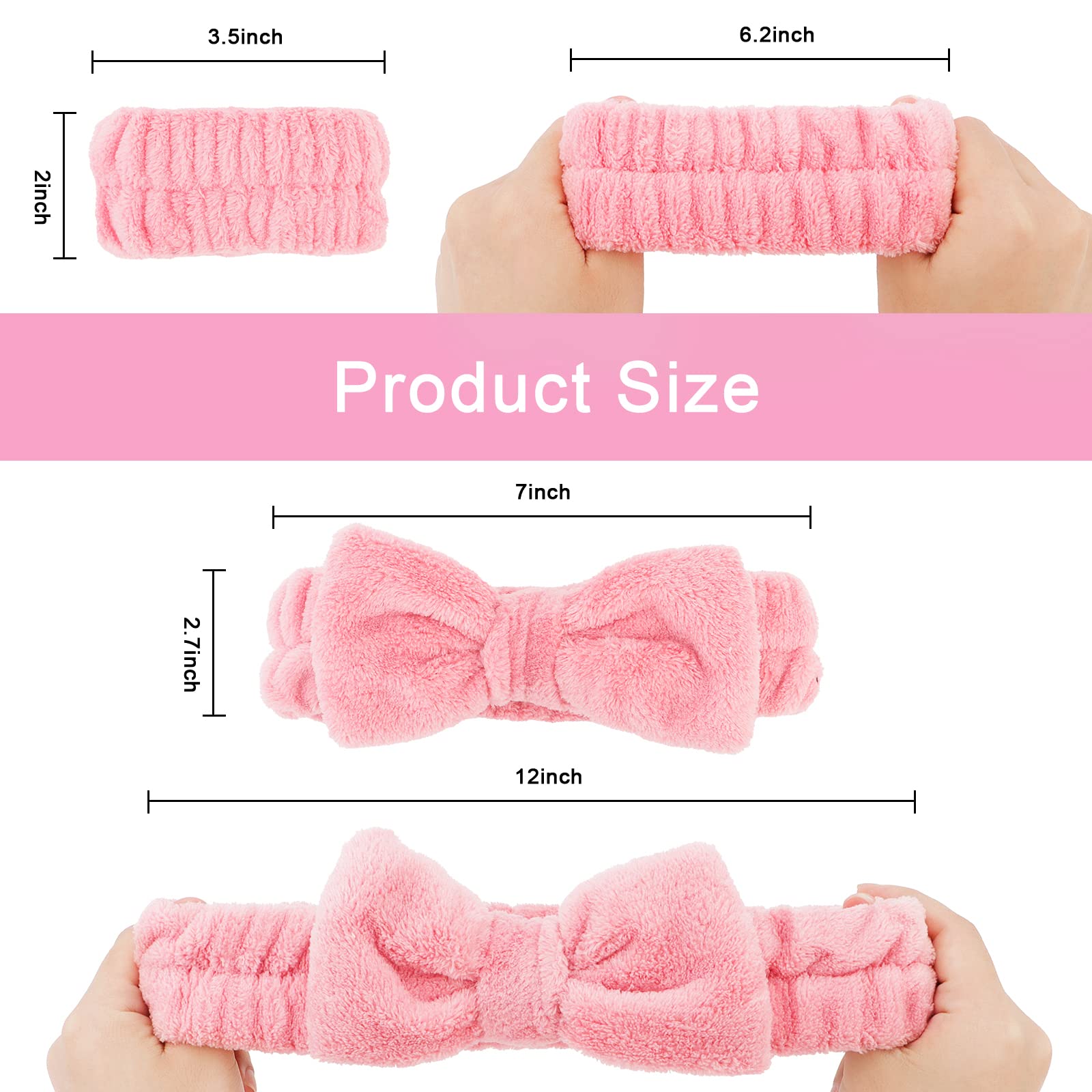 Diadema CIEHER para ducha y spa, recogede el cabello con suavidad.