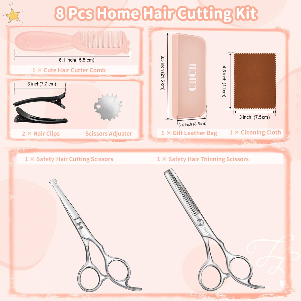 CIICII pinzas para cabello, útiles para sujetar durante el corte.