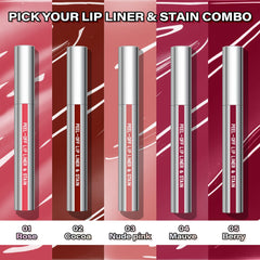 Delineador labial Cilrofelr, uso multiusos para delinear y rellenar.