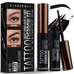 Cilrofelr gel cejas tatuaje despegable de 3 días para un look definido.