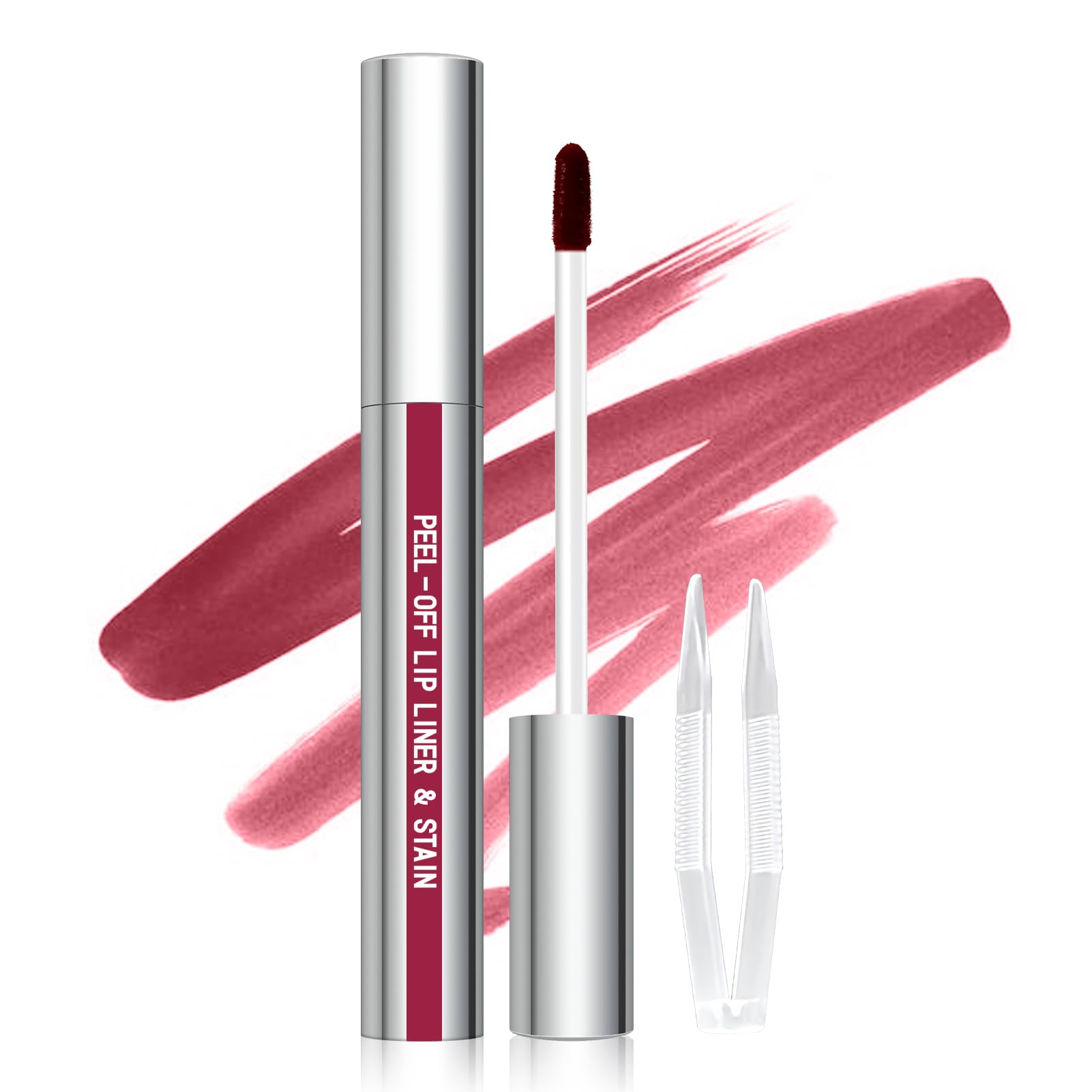 Cilrofelr lapiz delineador labial despegable mauve para delinear labios con pigmento intenso