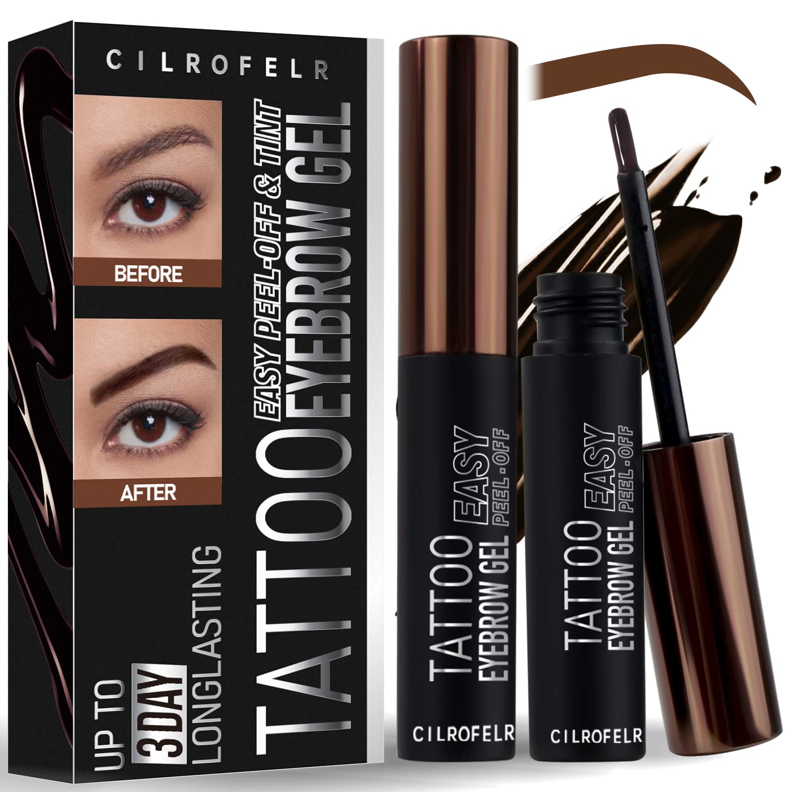 Cilrofelr Tattoo Cejas: aplicación fácil para delineado suave