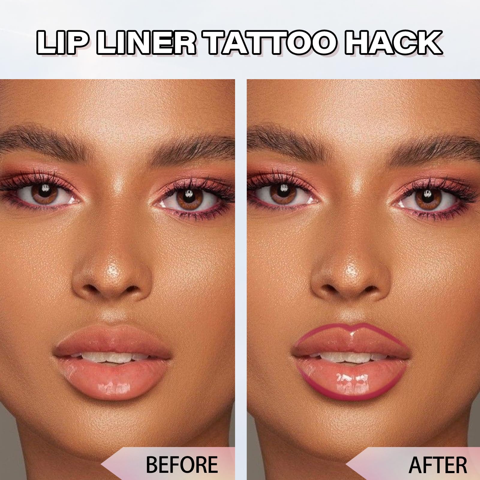 Cilrofelr tinta labial despegable Mauve acabado mate de larga duración