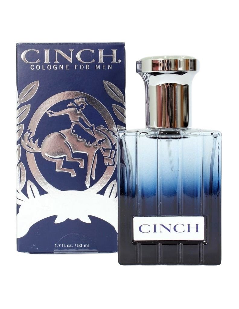 Cinch Colonia Clásica para Hombres, frasco, aroma cálido ideal para uso diario.