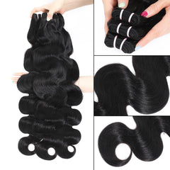 Ciracevi cabello indio virgen ondulado de 22 pulgadas con densidad alta para estilos voluminosos