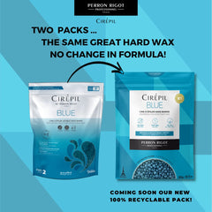 Cirepil azul, textura gel suave durante el derretimiento para depilación cómoda