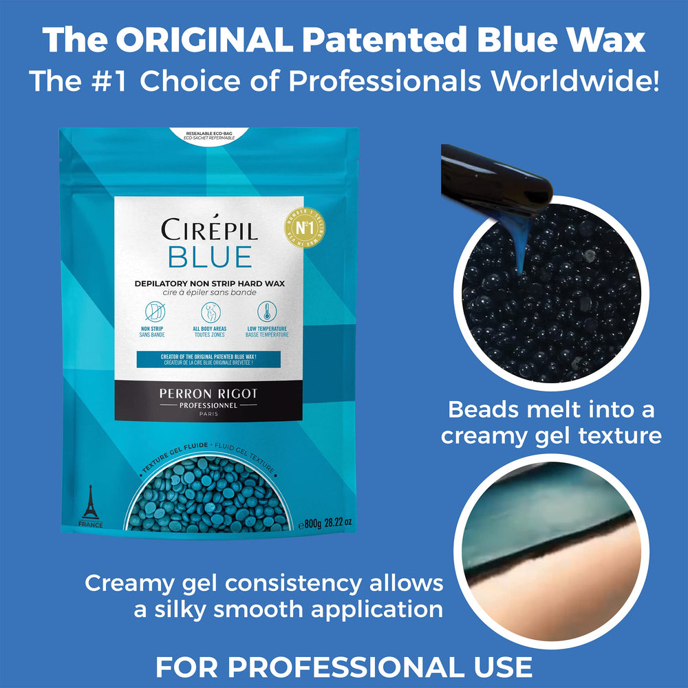 Cirepil azul, depilación en zonas sensibles como cara y bikini