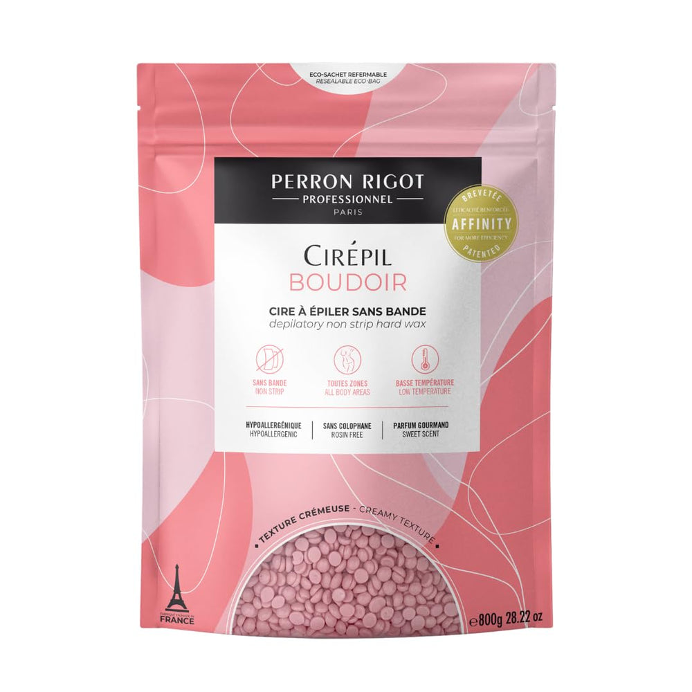 Cirepil Boudoir, grano cera dura 800g: aplicación suave para piel sensible y depilación duradera.