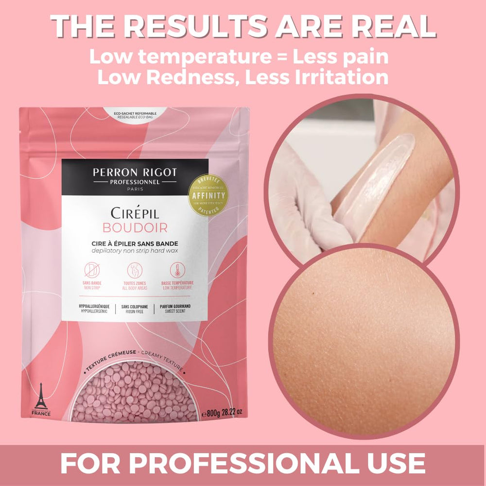 Cirepil Boudoir, zona bikini con pelo rudo: eliminación eficiente sin irritación.