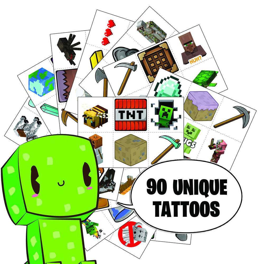 Citadel Black Pixel Mine tatuajes, 90 diseños, ideales como regalo de fiesta