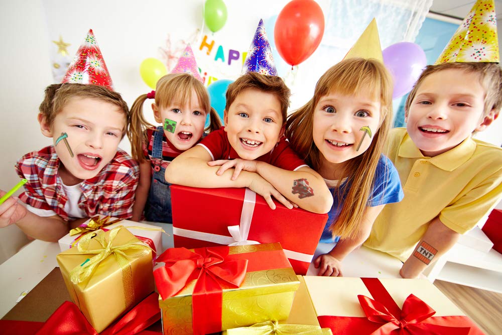 Citadel Black tatuajes temporales no tóxicos, opción segura para fiestas infantiles