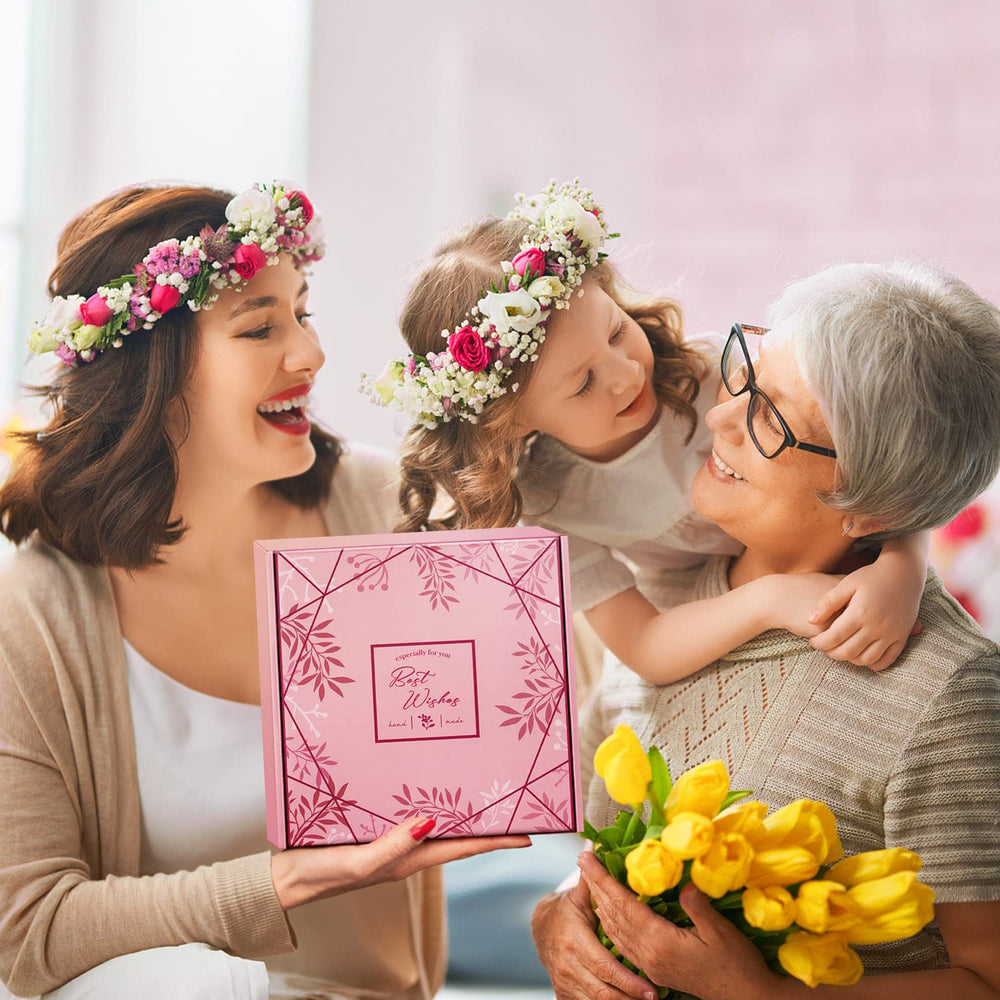 Tarjeta con flores secas, toque personal para regalar