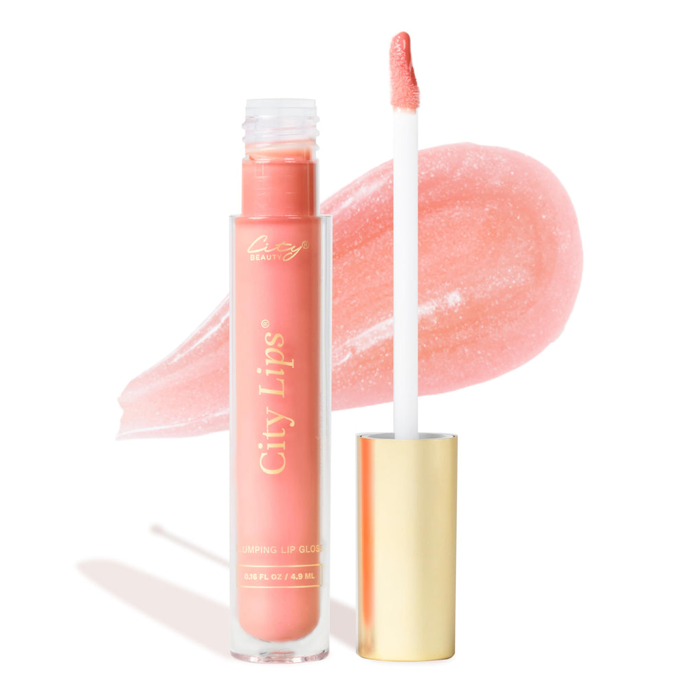City Lips durazno del sur en envase, brillo hidratante para labios