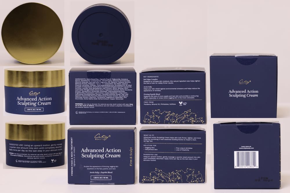 City Beauty Crema Avanzada envase práctico y elegante para uso diario