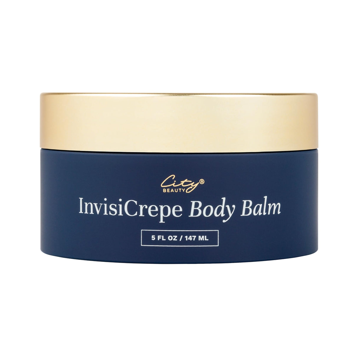 City Beauty InvisiCrepe Body Balm — bouteille élégante et hydratation durable pour tout le corps