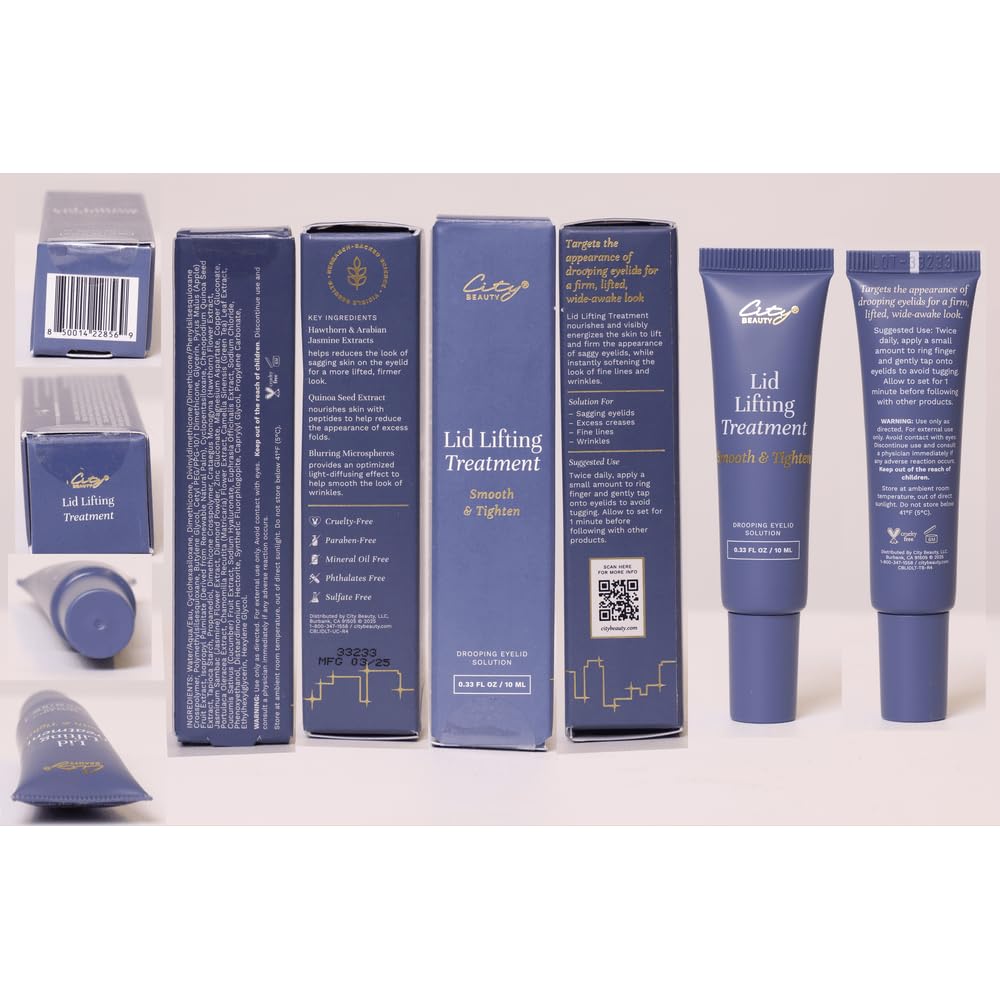 City Beauty Lid Lifting Formula cuidado diario de párpados para una mirada fresca