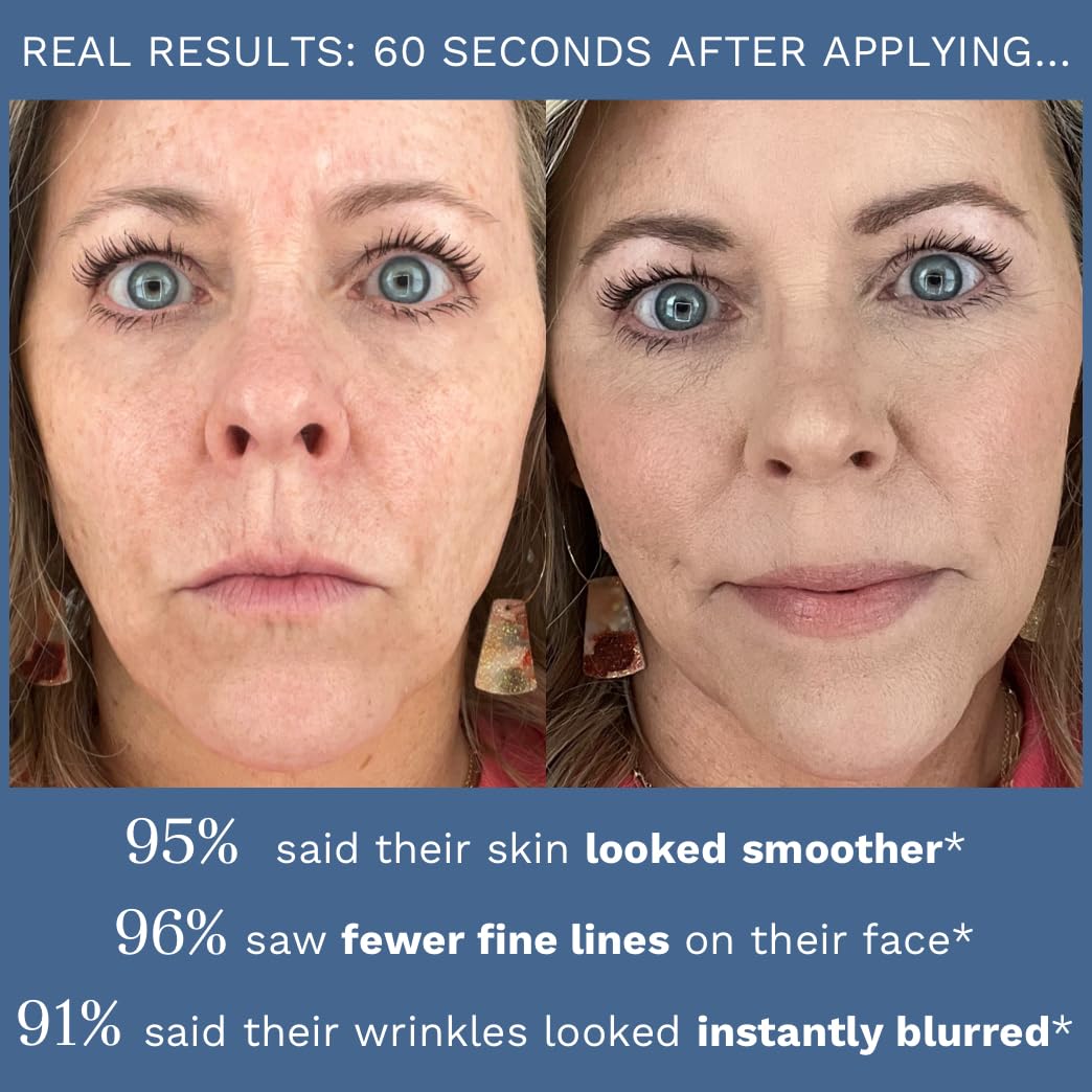 City Beauty Line-Blurring Wrinkle Filler démonstration avant apres sur le visage