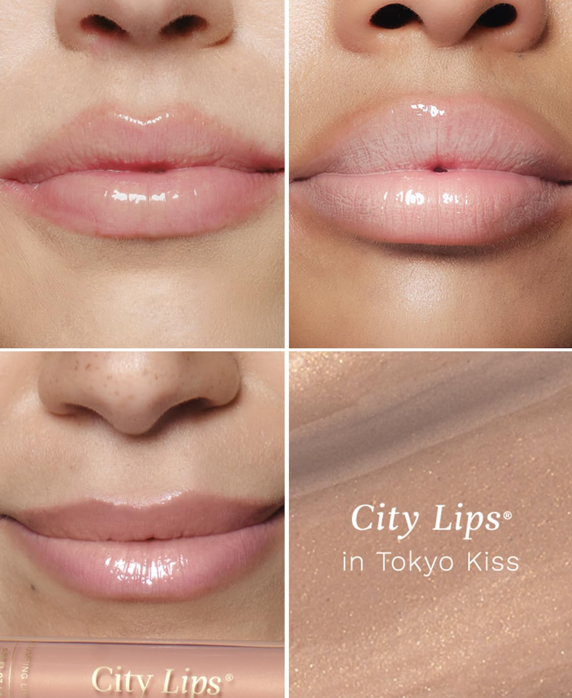 City Lips Tokyo Kiss textura hidratante que ofrece confort diario
