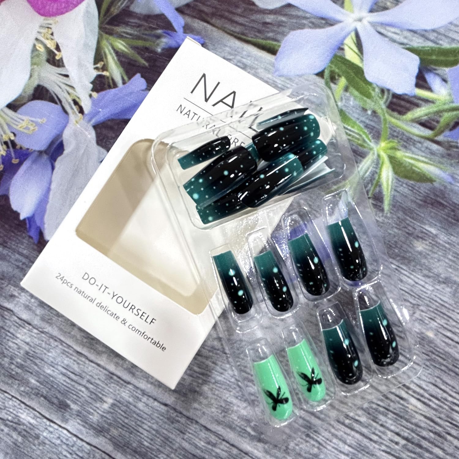 Uso diario o fiestas CJDLTS, uñas artificiales versátiles