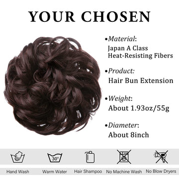 CJL HAIR rizos ondulados sintéticos con volumen para efecto natural.