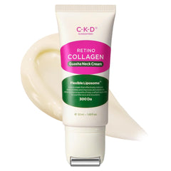 CKD Guaranteed crema cuello gua sha en envase, ideal para hidratación diaria.