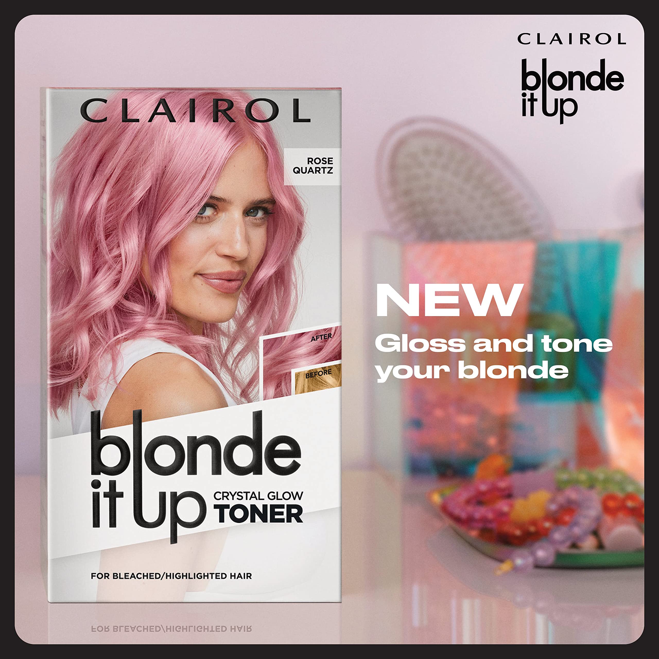 Clairol, para cabellos rubios naturales y teñidos, realza reflejos.