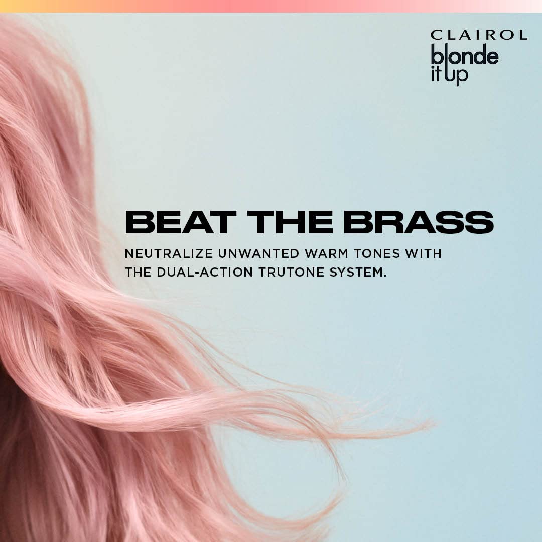 Clairol, sin amoníaco, cuida el cabello con menor irritación.