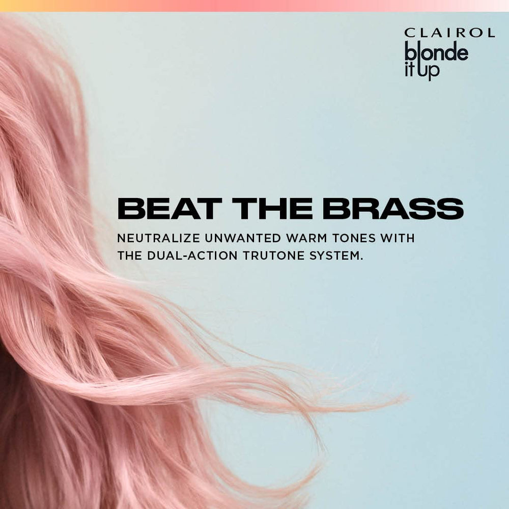 Clairol, sin amoníaco, cuida el cabello con menor irritación.