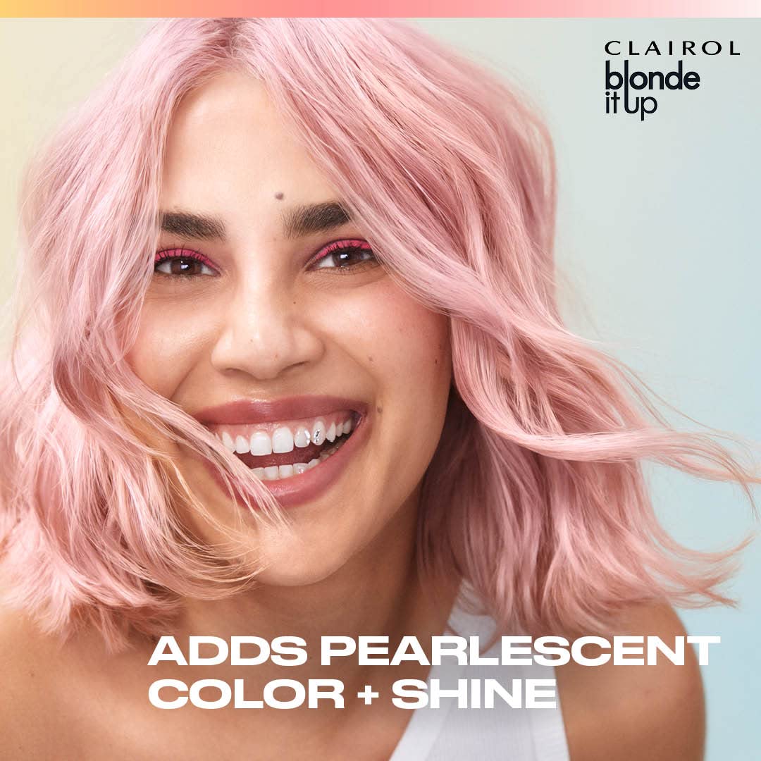 Clairol, tono frío neutraliza cálidas para rubios claros.