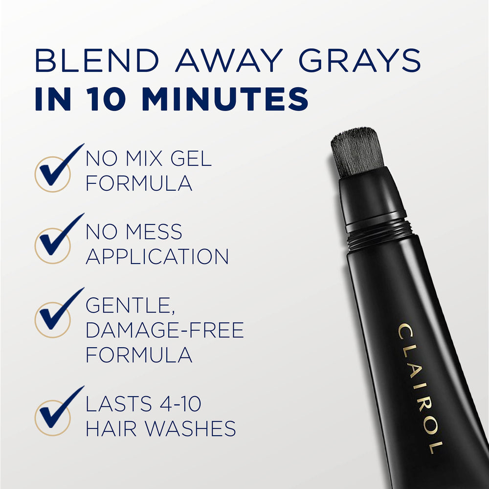 Clairol cubre canas en minutos con acabado suave.