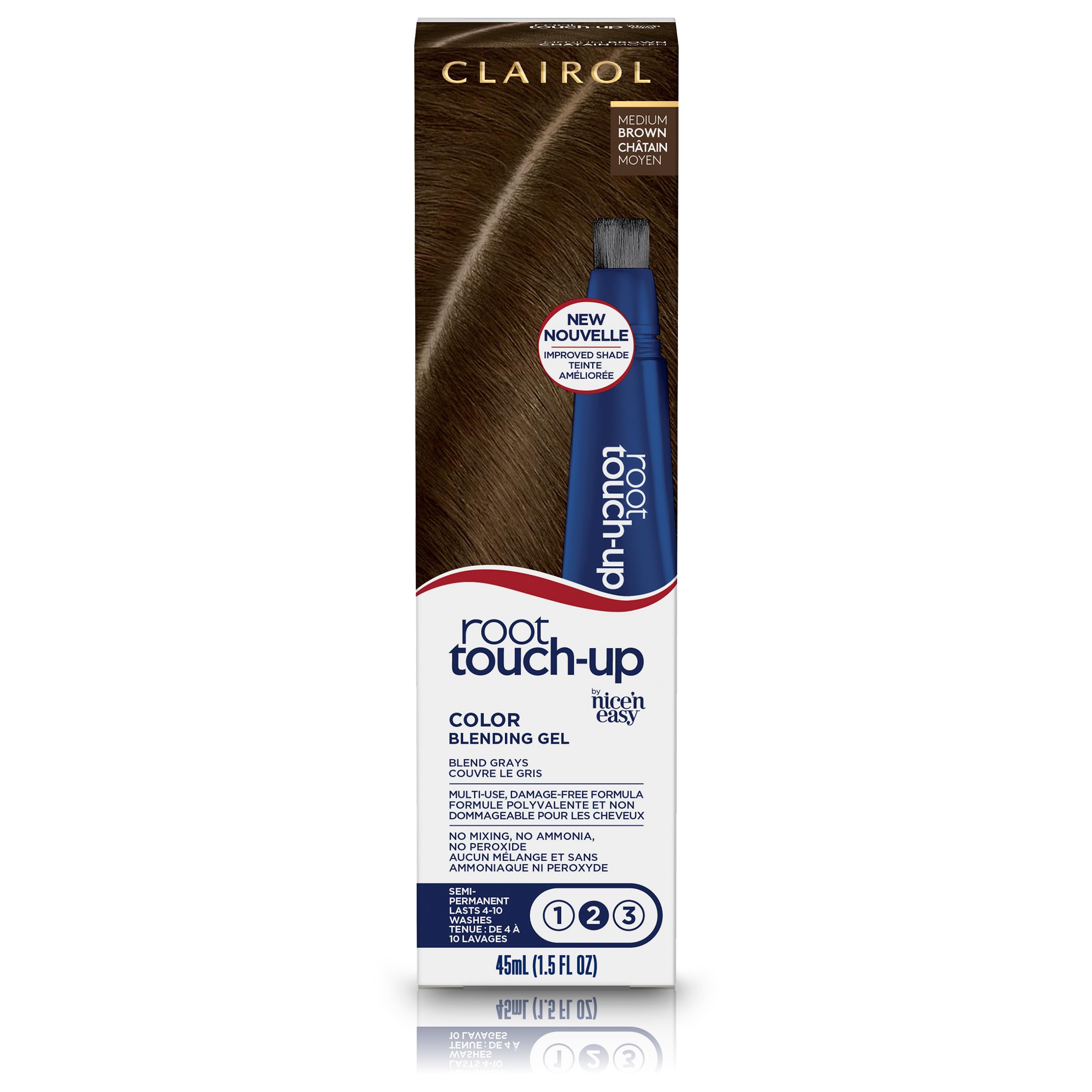 Clairol gel para retoques de raíces con aplicador integrado para aplicación rápida