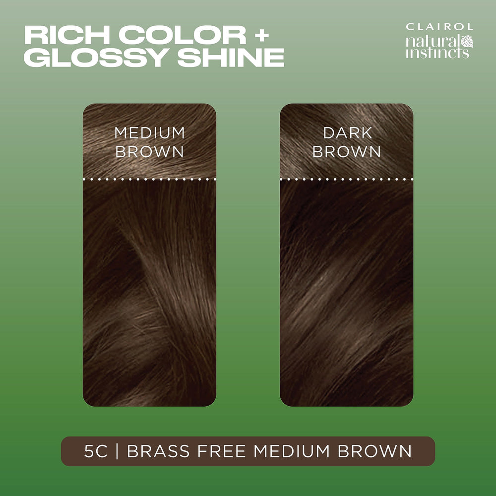 Clairol Natural Instincts acondicionador brillo realza el acabado.