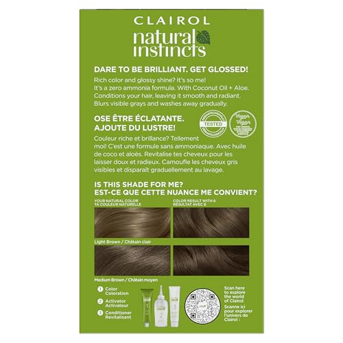 Clairol Natural Instincts: activador para una mezcla estable y uniforme.