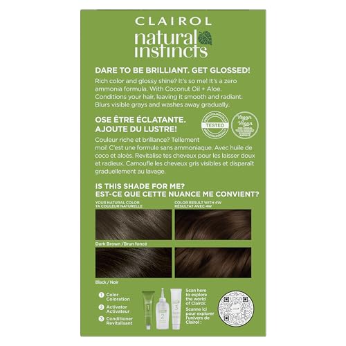 Clairol Natural Instincts activador: mezcla suave para aplicación cómoda.
