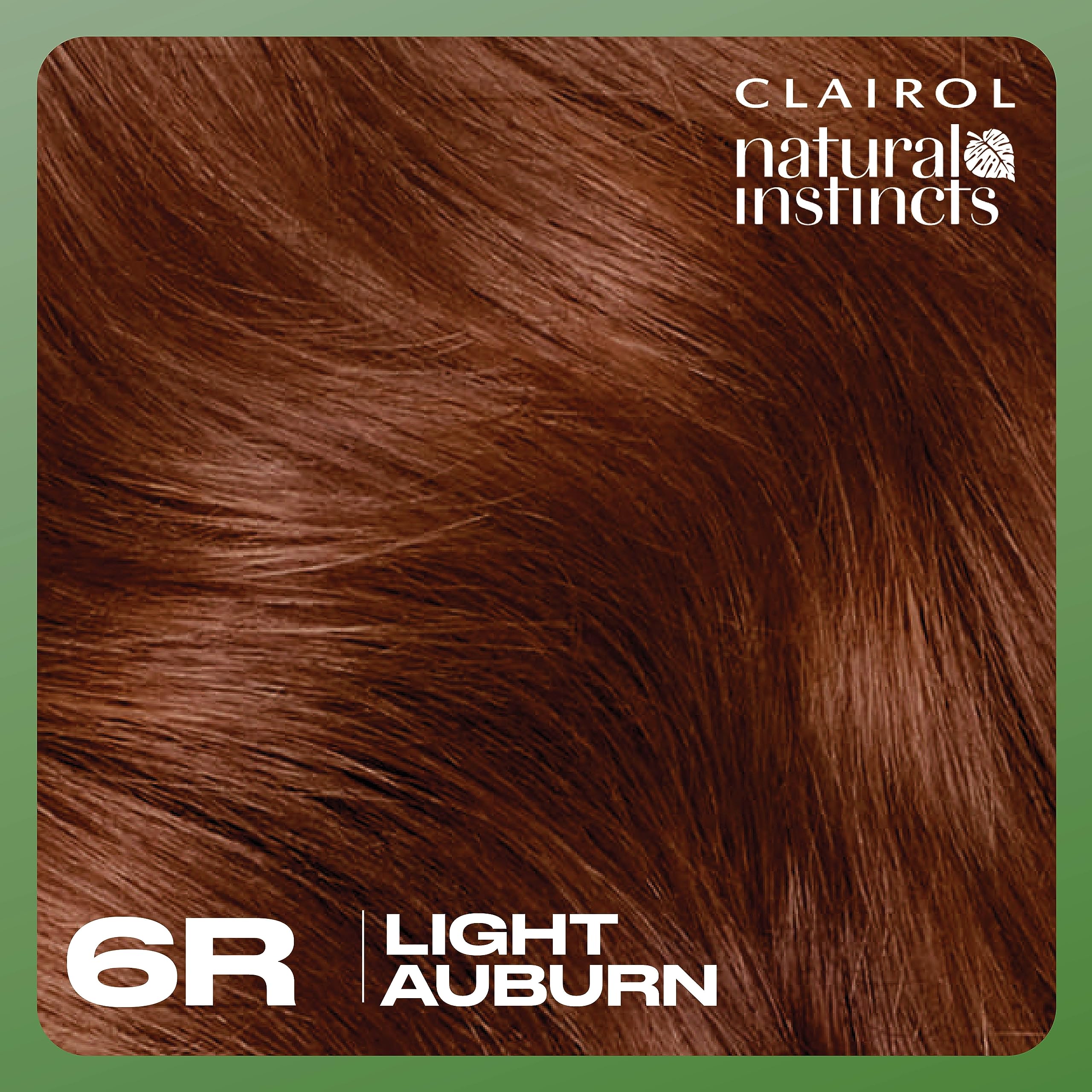 Clairol Natural Instincts color sin amoniaco con ingredientes suaves.