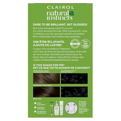 Clairol Natural Instincts crema coloración, muestra la aplicación suave y controlada