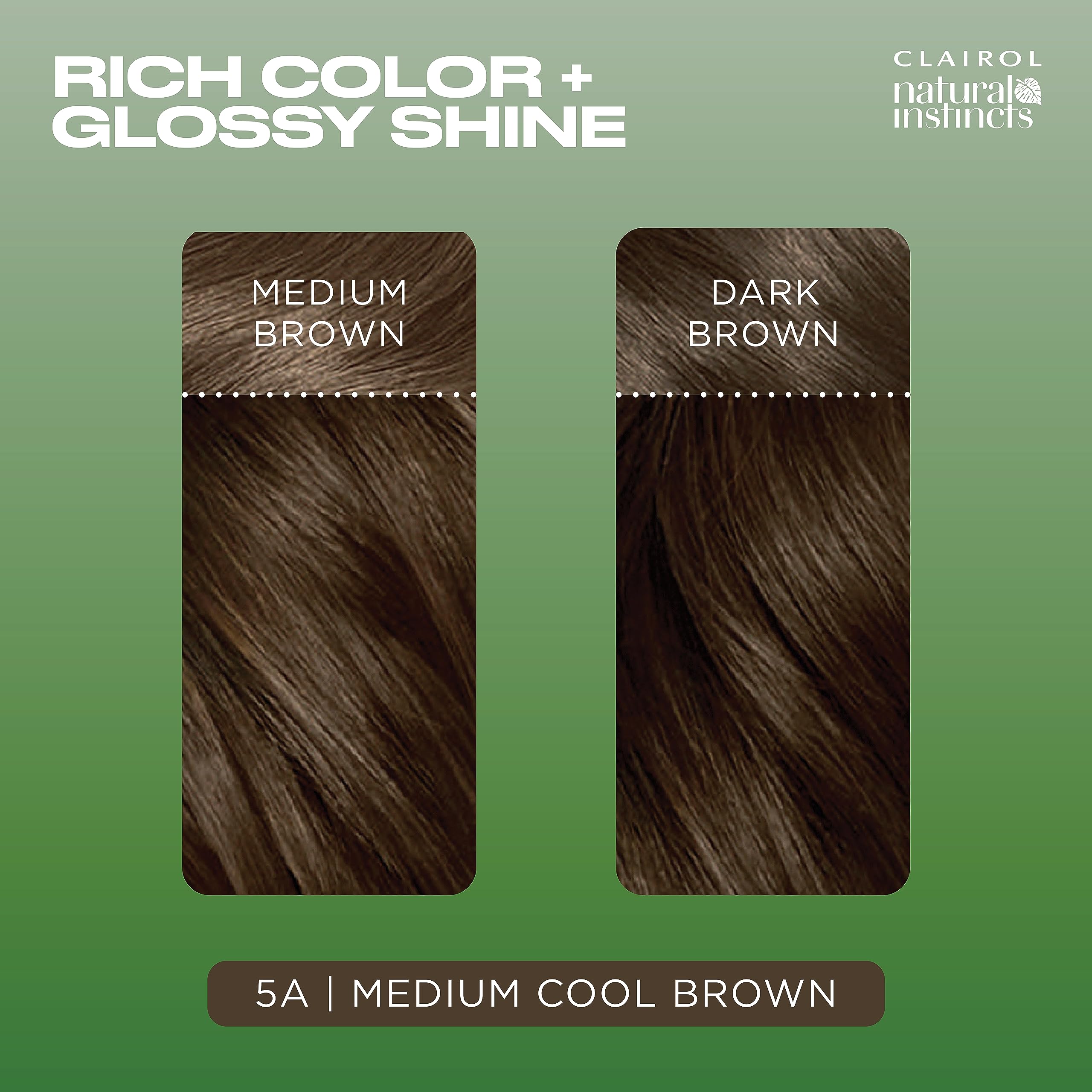 Acondicionador brillante Clairol Natural Instincts para sellar el color.