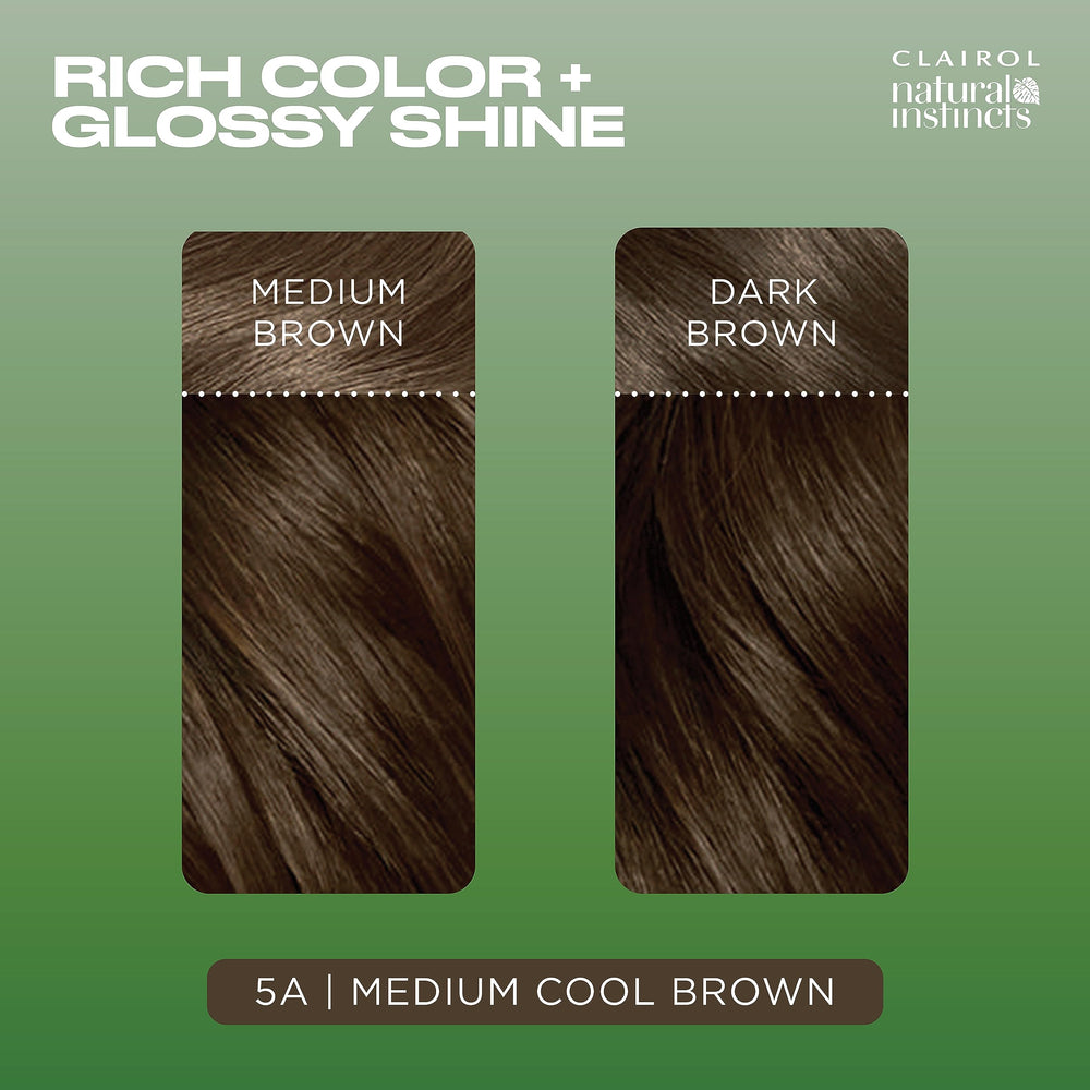 Acondicionador brillante Clairol Natural Instincts para sellar el color.