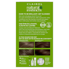 Kit de aplicación de Clairol Natural Instincts con todo lo necesario.