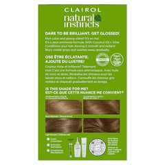 Clairol Natural Instincts crema de color para tono 7 Rubio Oscuro