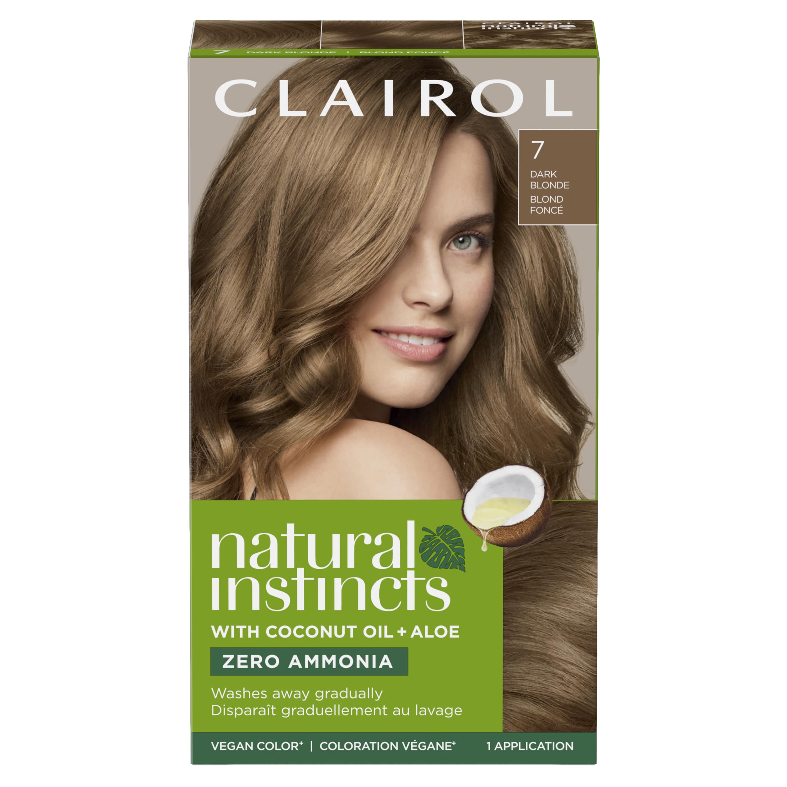 Clairol Natural Instincts empaque práctico para teñido demi-permanente en casa