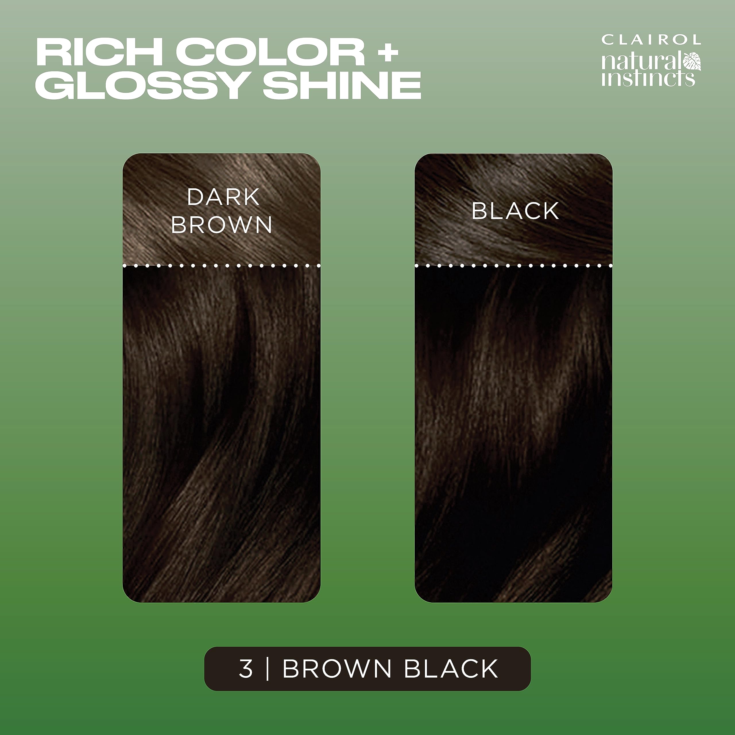 Clairol Natural Instincts Demi-Permanente, acondicionador de brillo para acabado suave.