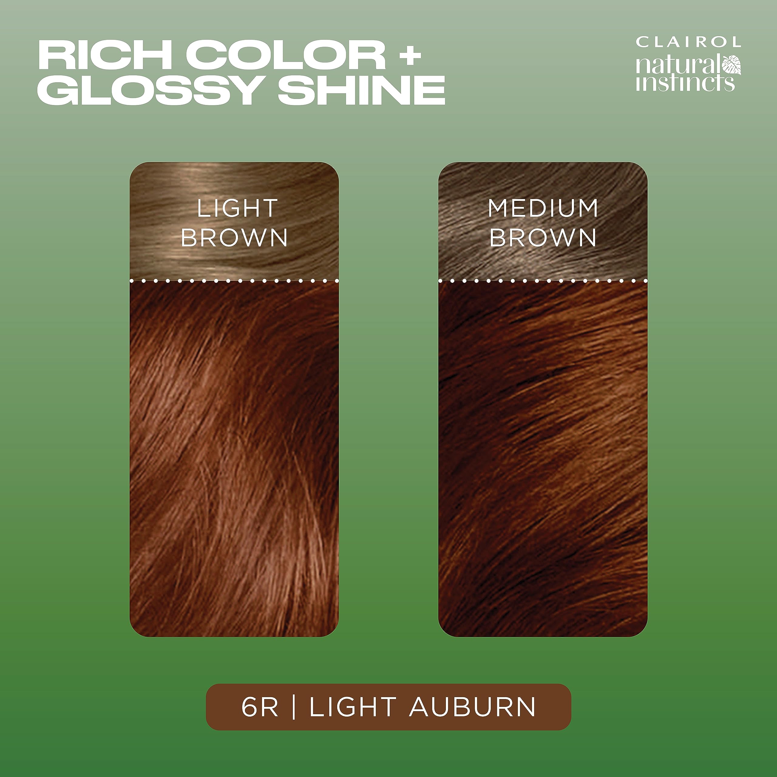 Clairol Natural Instincts guantes de protección para una aplicación limpia.