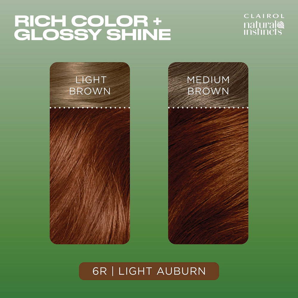 Clairol Natural Instincts guantes de protección para una aplicación limpia.