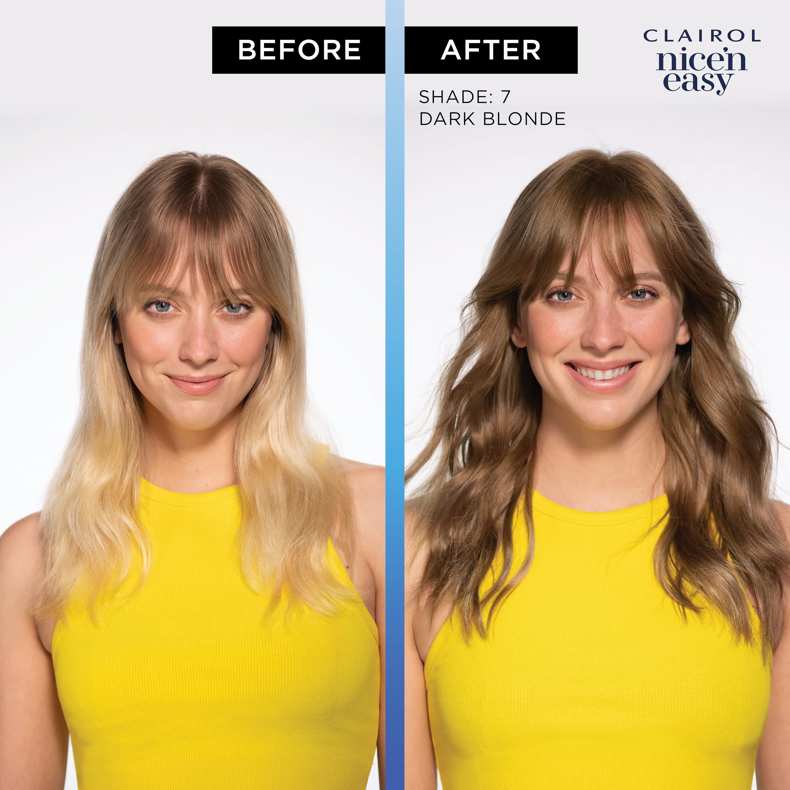 Clairol Nice'n Easy 6R tono natural con reflejos para un color equilibrado.