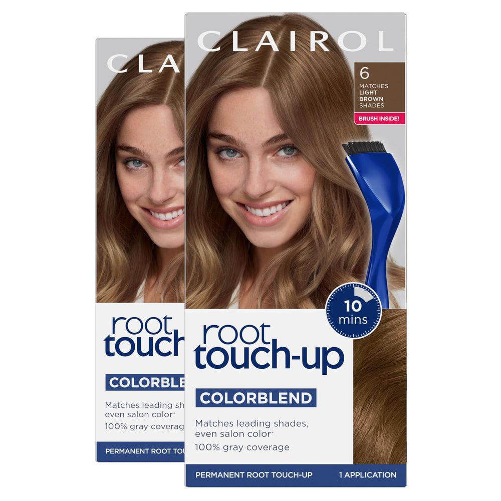 Clairol Root Touch-Up kit con brocha para aplicación precisa de raíces