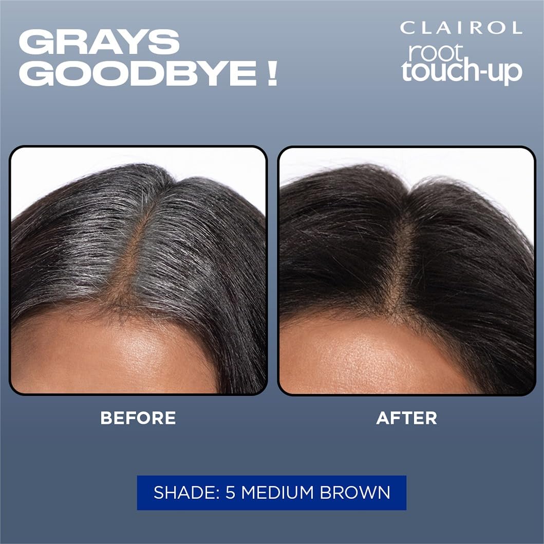 Clairol retoque de raíces: tecnología de mezcla de color para un resultado suave.