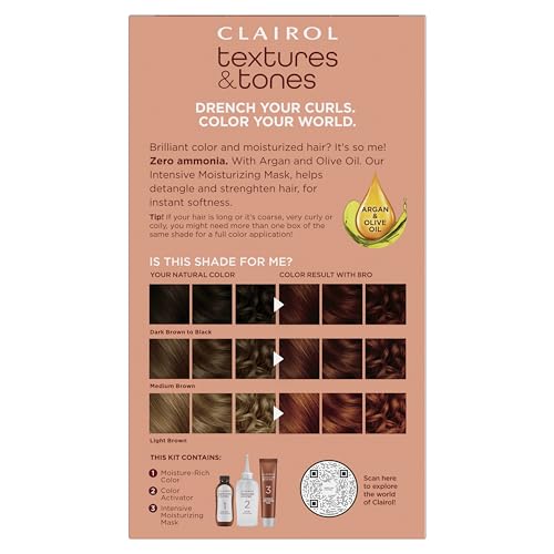 Clairol Textures & Tones con aceite de argán aporta hidratación