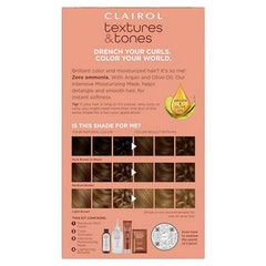 Clairol Textures & Tones caja de tinte y empaque