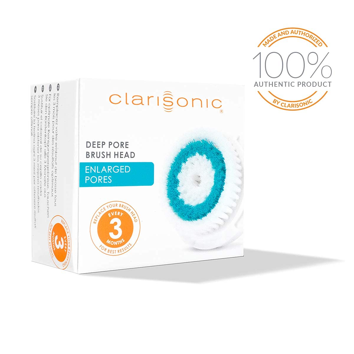 Cabezal Clarisonic poros profundos para Alpha Fit X, limpieza eficiente